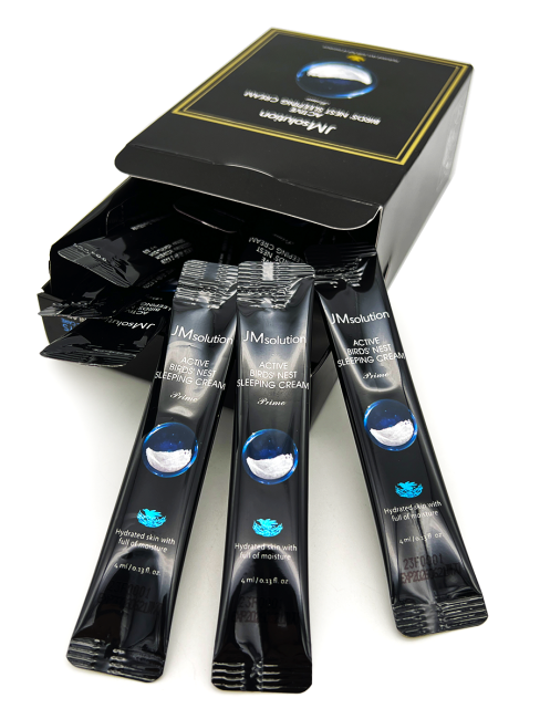JMsolution Увлажняющая ночная крем-маска с ласточкиным гнездом Active Birds Nest Sleeping Cream, 4 мл*30 шт