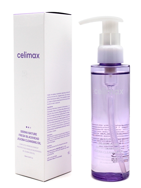 Celimax Гидрофильное масло от черных точек Derma Nature Fresh Blackhead Jojoba Cleansing Oil, 150 мл Celimax Гидрофильное масло от черных точек Derma Nature Fresh Blackhead Jojoba Cleansing Oil, 150 мл