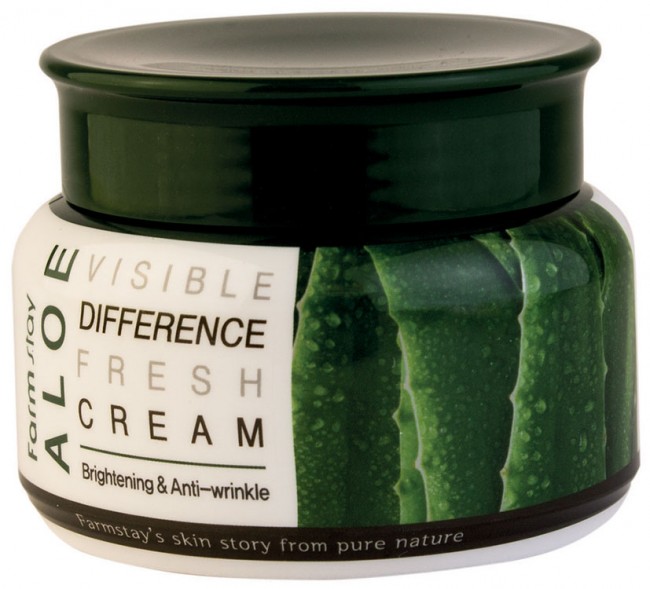 FarmStay Visible Difference Fresh Cream (Aloe) Увлажняющий крем с алоэ, 100 г