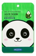 Milatte Маска на тканевой основе для лица с экстрактом алоэ Fashiony Aloe Mask Sheet, 21 г