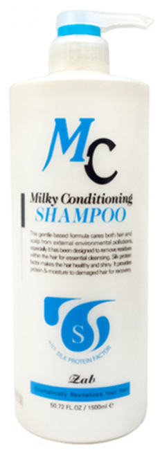 Zab Milky Conditioning Shampoo Антивозрастной шампунь для поврежденных волос, 1500 мл Zab Milky Conditioning Shampoo Антивозрастной шампунь для поврежденных волос, 1500 мл