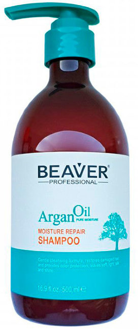Beaver Professional Argan Oil Moisture Repair Shampoo Шампунь, 500 мл Beaver Professional Argan Oil Moisture Repair Shampoo Шампунь, 500 мл