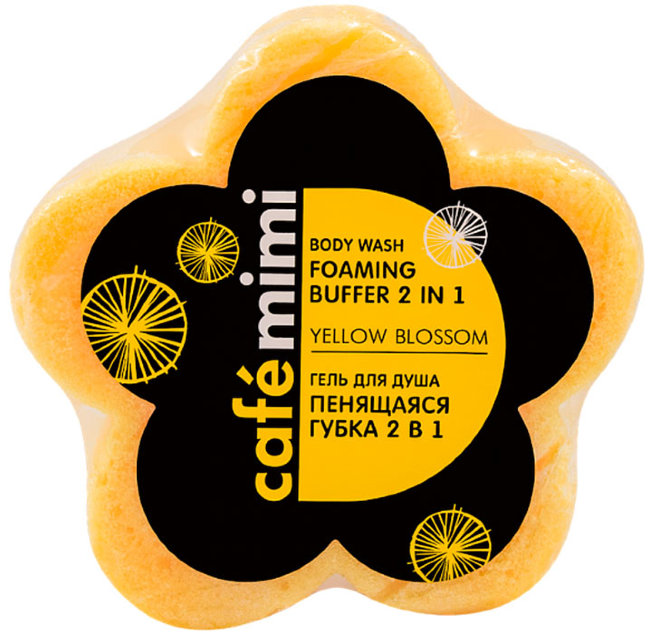 Кафе Красоты le Cafe Mimi Гель для душа Пенящаяся губка 2в1 Yellow Blossom, 60 г Кафе Красоты le Cafe Mimi Гель для душа Пенящаяся губка 2в1 Yellow Blossom, 60 г