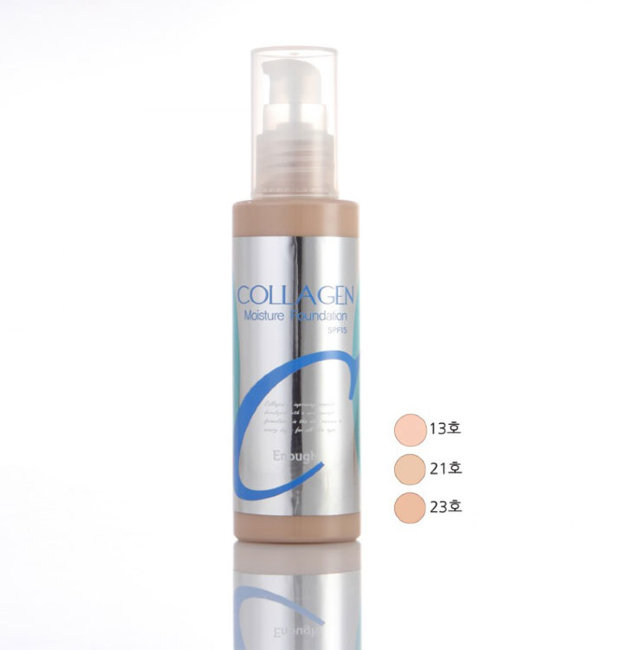 Enough Увлажняющий тональный крем с коллагеном Тон 23 (Тёмный беж) Collagen Moisture Foundation SPF 15 №23, 100 мл Enough Увлажняющий тональный крем с коллагеном Тон 23 (Тёмный беж) Collagen Moisture Foundation SPF 15 №23, 100 мл