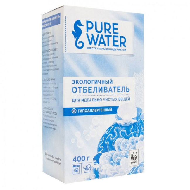 Pure Water Экологичный отбеливатель, 400 г Pure Water Экологичный отбеливатель, 400 г