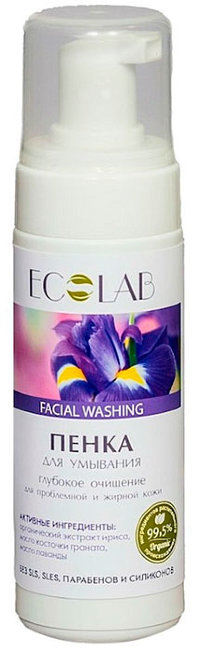 Ecolab Пенка для умывания лица Глубокое очищение, 150 мл Ecolab Пенка для умывания лица Глубокое очищение, 150 мл