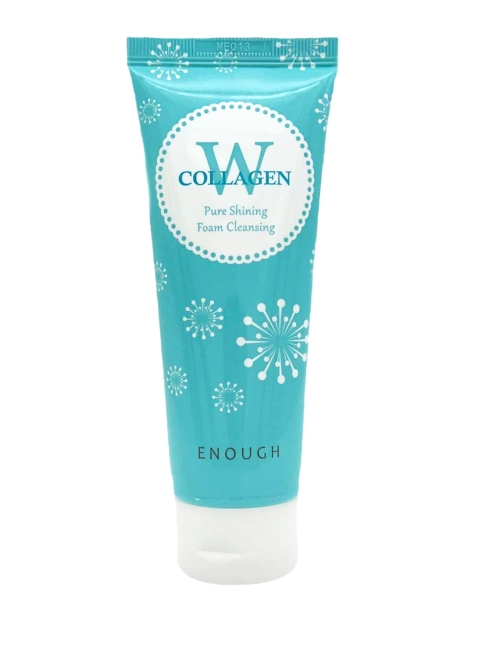 Enough Пенка для умывания с морским коллагеном W Collagen Pure Shining Foam Cleansing, 100 мл