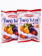 Melland Конфеты карамель леденцовая Два Микса Two Mix, 2 уп*100 г