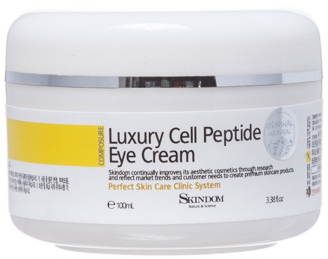 Skindom Крем для кожи вокруг глаз с пептидами Luxury Cell Peptide Eye Cream, 100 мл Skindom Крем для кожи вокруг глаз с пептидами Luxury Cell Peptide Eye Cream, 100 мл