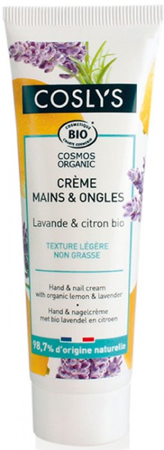 Coslys Крем для рук и ногтей Лаванда и цедра лимона, 50 мл