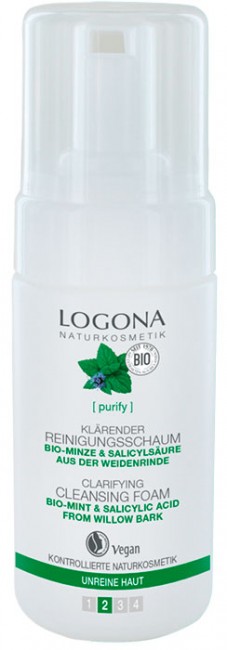 Logona Очищающая пенка для выравнивания кожи лица, 100 мл Logona Очищающая пенка для выравнивания кожи лица, 100 мл