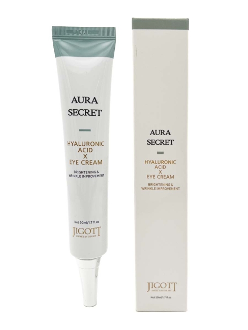 Jigott Крем для кожи вокруг глаз с гиалуроновой кислотой Aura Secret Hyaluronic Acid Eye Cream, 50 мл