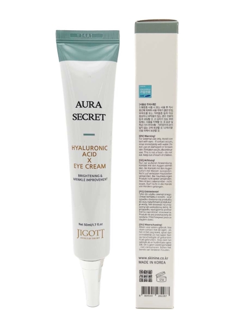 Jigott Крем для кожи вокруг глаз с гиалуроновой кислотой Aura Secret Hyaluronic Acid Eye Cream, 50 мл