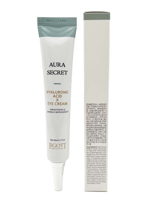 Jigott Крем для кожи вокруг глаз с гиалуроновой кислотой Aura Secret Hyaluronic Acid Eye Cream, 50 мл