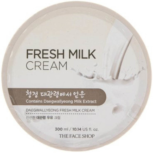 THE FACE SHOP Daegwallyeong Milk Fresh Cream Крем для лица и тела с экстрактом молока, 300 мл THE FACE SHOP Daegwallyeong Milk Fresh Cream Крем для лица и тела с экстрактом молока, 300 мл