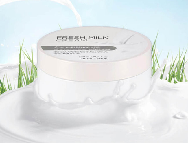 THE FACE SHOP Daegwallyeong Milk Fresh Cream Крем для лица и тела с экстрактом молока, 300 мл THE FACE SHOP Daegwallyeong Milk Fresh Cream Крем для лица и тела с экстрактом молока, 300 мл