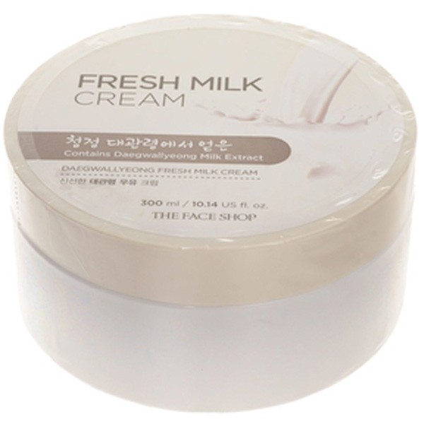 THE FACE SHOP Daegwallyeong Milk Fresh Cream Крем для лица и тела с экстрактом молока, 300 мл THE FACE SHOP Daegwallyeong Milk Fresh Cream Крем для лица и тела с экстрактом молока, 300 мл
