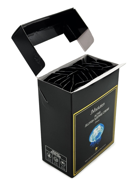 JMsolution Укрепляющая ночная крем-маска с экстрактом медузы Active Jellyfish Sleeping Cream, 4 мл*30 шт