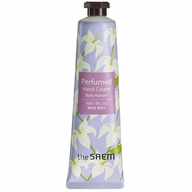 The Saem Крем для рук парфюмированный Perfumed Hand Cream Baby Powder, 30 мл