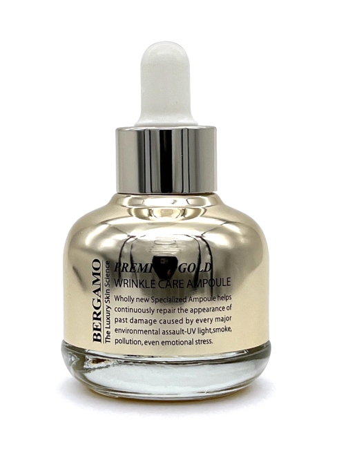 Bergamo Сыворотка с золотом от морщин Premium Gold Wrinkle Care Ampoule, 30 мл Bergamo Сыворотка с золотом от морщин Premium Gold Wrinkle Care Ampoule, 30 мл