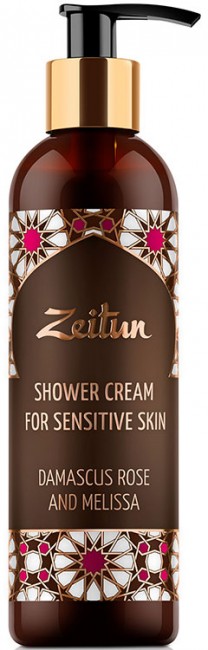 Zeitun Крем-гель для душа "Дамасская роза и Мелисса" для чувствительной кожи, 250 мл Zeitun Крем-гель для душа "Дамасская роза и Мелисса" для чувствительной кожи, 250 мл