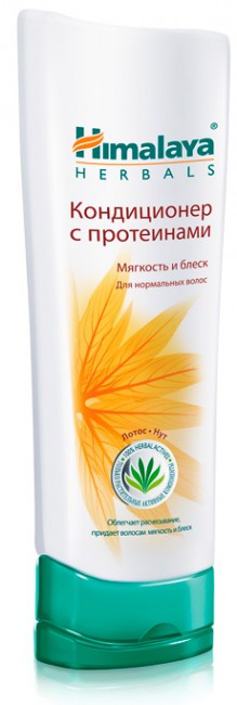 Himalaya Herbals Кондиционер с протеинами Мягкость и блеск, 200 мл