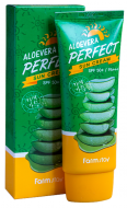 FarmStay Aloevera Perfect Sun Cream SPF 50+/PA+++ Солнцезащитный крем для лица и тела SPF 50+/PA+++, 70 мл