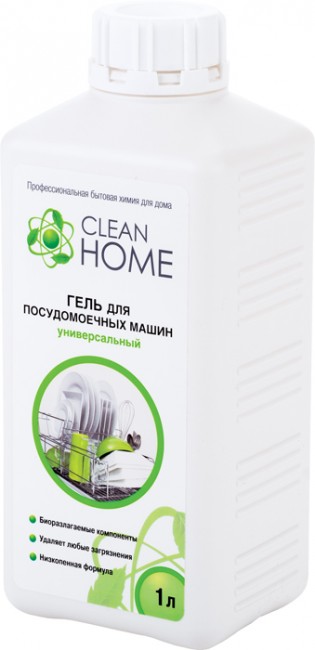 Clean Home Гель для ПММ профессиональный, 1 л Clean Home Гель для ПММ профессиональный, 1 л