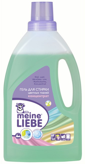 Meine Liebe Гель-концентрат для стирки цветных тканей, 800 мл