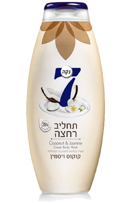 Neca 7 Увлажняющий крем-гель для душа с микрошелком Кокос-Жасмин (717), 750 мл