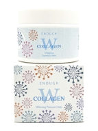 Enough Крем для лица с коллагеном осветляющий W Collagen Whitening Premium Cream, 50 г