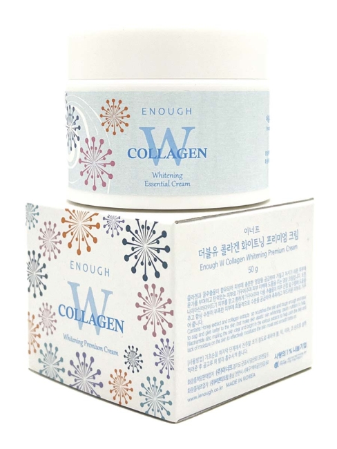 Enough Крем для лица с коллагеном осветляющий W Collagen Whitening Premium Cream, 50 г Enough Крем для лица с коллагеном осветляющий W Collagen Whitening Premium Cream, 50 г