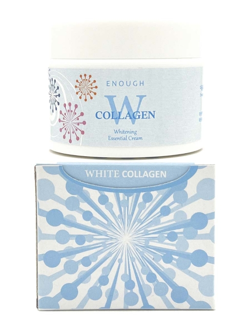 Enough Крем для лица с коллагеном осветляющий W Collagen Whitening Premium Cream, 50 г Enough Крем для лица с коллагеном осветляющий W Collagen Whitening Premium Cream, 50 г