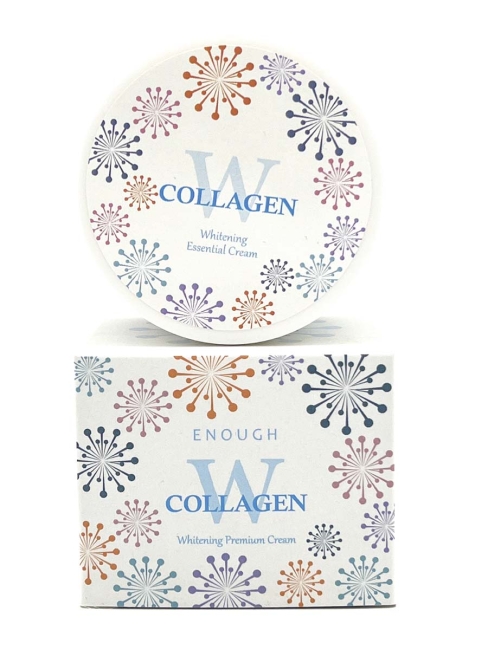 Enough Крем для лица с коллагеном осветляющий W Collagen Whitening Premium Cream, 50 г Enough Крем для лица с коллагеном осветляющий W Collagen Whitening Premium Cream, 50 г
