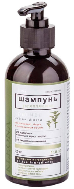 Kleona Шампунь укрепляющий "Крапива", 250 мл Kleona Шампунь укрепляющий "Крапива", 250 мл