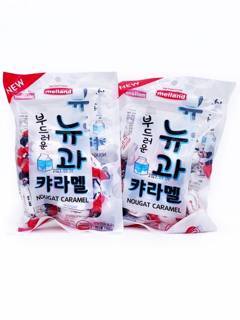 Melland Конфеты жевательные Молочная нуга Milk Nougat Caramel, 2 уп*100 г Melland Конфеты жевательные Молочная нуга Milk Nougat Caramel, 2 уп*100 г