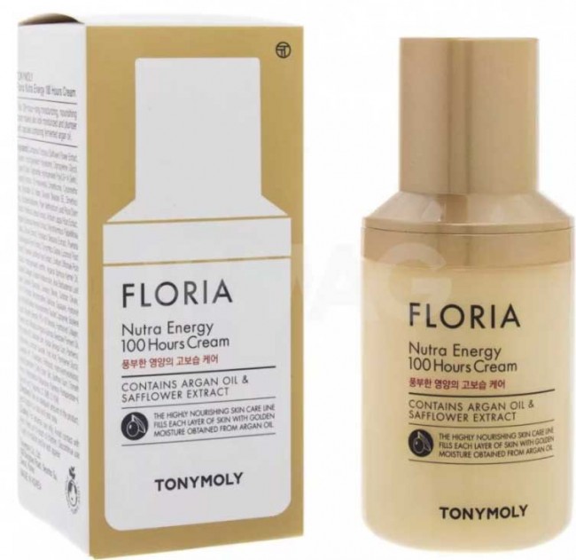 TONYMOLY Floria Nutra Energy 100 Hours Cream Энергетический крем с аргановым маслом, 100 мл