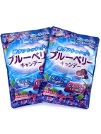 Senjaku Карамель леденцовая со вкусом Черники Blueberry Candy, 2 шт*75 г