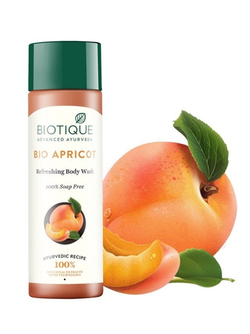 Biotique Гель для душа освежающий c абрикосом Bio Apricot Refreshing Body Wash, 190 мл Biotique Гель для душа освежающий c абрикосом Bio Apricot Refreshing Body Wash, 190 мл