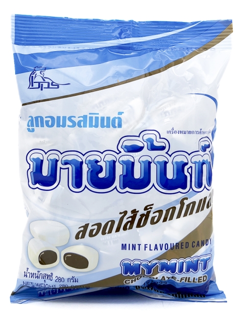 Boonprasert Конфета жевательная мята и шоколад Mymint Mint & Chocolate Flavoured Candy, 280 г