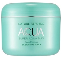 NATURE REPUBLIC Super Aqua Max Deep Mositure Sleeping pack Глубоко увлажняющая ночная маска, 100 мл