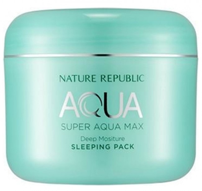 NATURE REPUBLIC Super Aqua Max Deep Mositure Sleeping pack Глубоко увлажняющая ночная маска, 100 мл