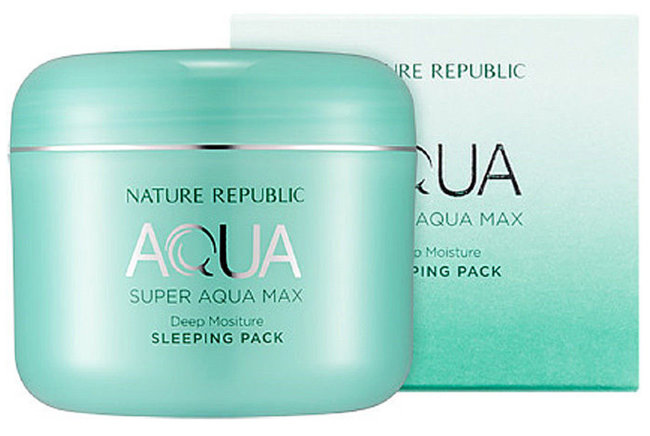 NATURE REPUBLIC Super Aqua Max Deep Mositure Sleeping pack Глубоко увлажняющая ночная маска, 100 мл