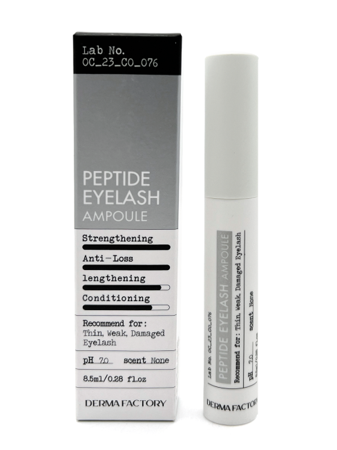 Derma Factory Питательная сыворотка для ресниц с пептидами Peptide Eyelash Ampoule, 8,5 мл Derma Factory Питательная сыворотка для ресниц с пептидами Peptide Eyelash Ampoule, 8,5 мл