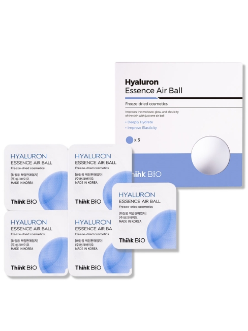 Think Bio Сублимированная гиалуроновая эссенция в форме шарика Hyaluron Essence Airball Vegan, 5x27 мг