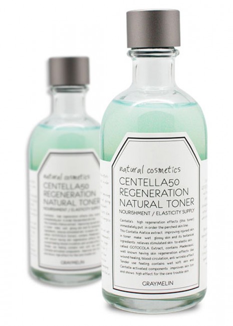 Graymelin Centella 50 Regeneration Natural Toner Восстанавливающий тоник с экстрактом центеллы азиатской, 130 мл