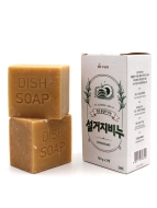 Mukunghwa Хозяйственное мыло для мытья посуды, овощей и фруктов Розмарин Dishwashing Bar Soap, 2 шт x 150 г