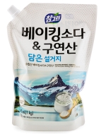LION Средство для мытья посуды с содой и лимонной кислотой Chamgreen Baking Soda & Citric Acid, 1000 г