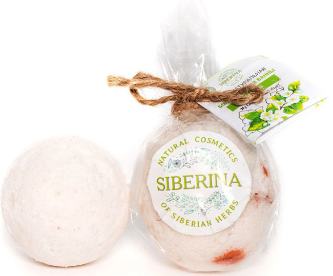 Siberina Бомбочка для ванны Жасмин, 80 г