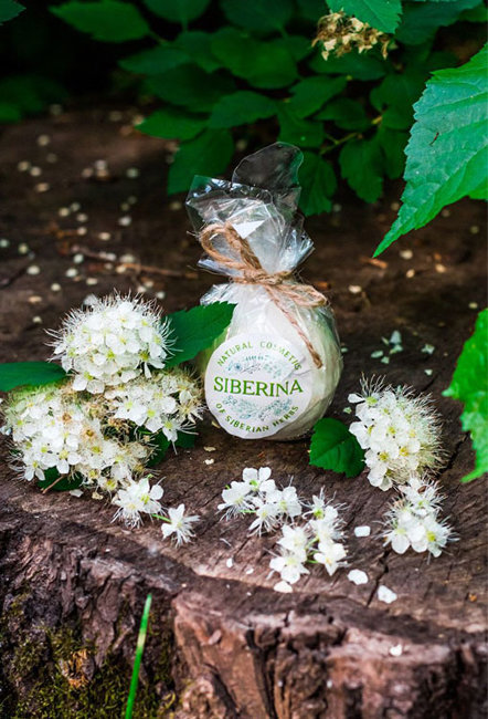 Siberina Бомбочка для ванны Жасмин, 80 г